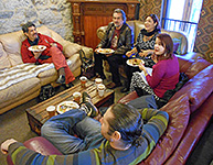 Community Celebration at the Stonehouse, Nevada City, California.